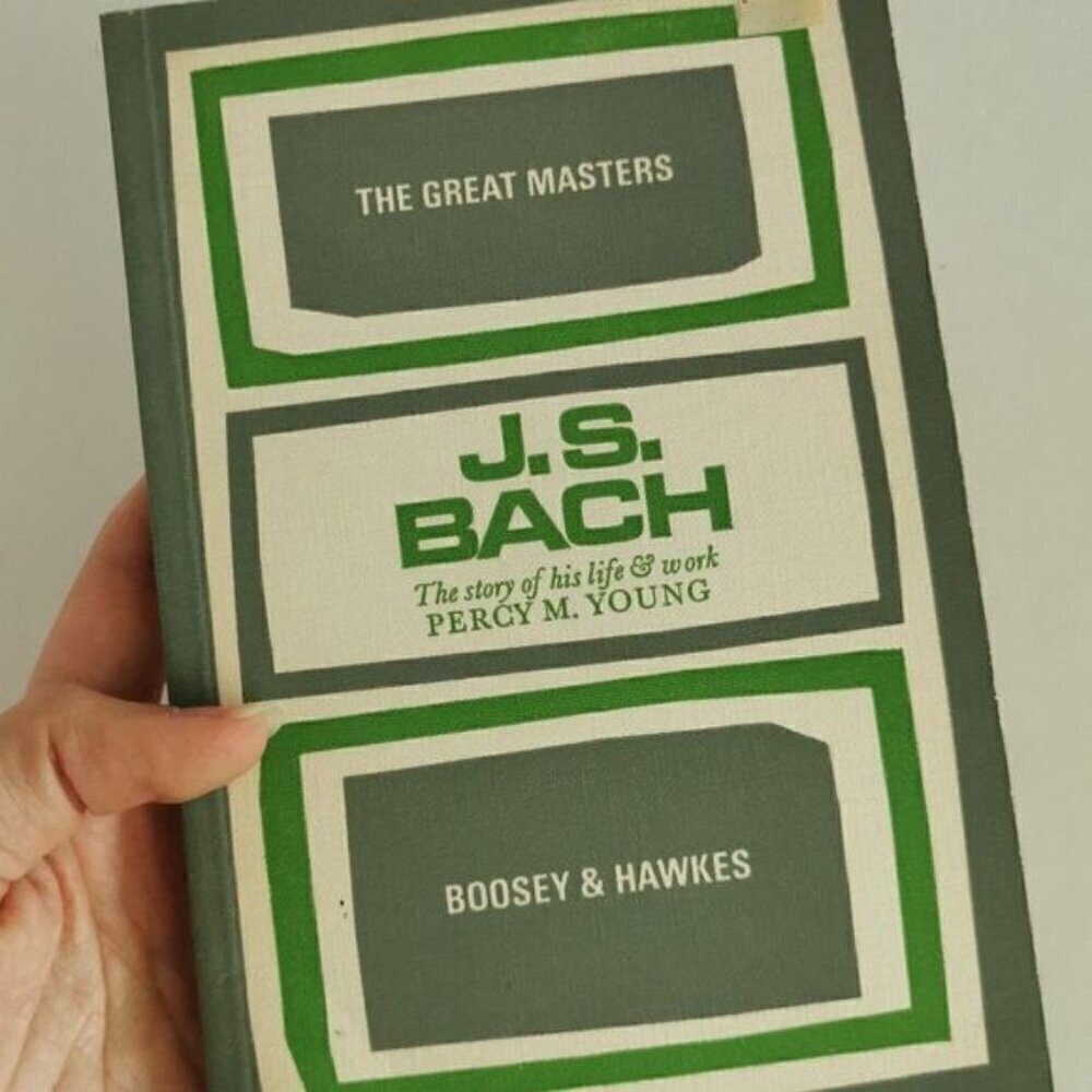 1960 Composer Bach Book, Boosey & Hawkes Great Masters Classical Music Biography